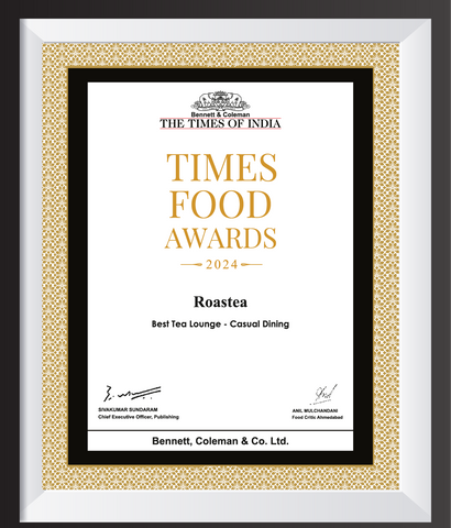 Times Food Awards - Best Tea Lounge - Casual Dining August 2024